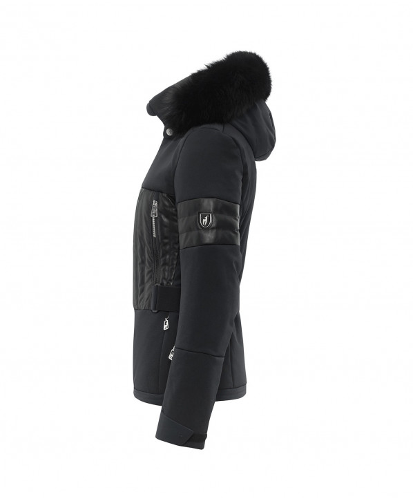 ski shop Paris : Aggi cuir & Fur women's ski jacket  Gender:Women  