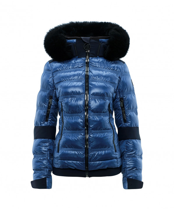 ski shop Paris : Tami & Fur women's ski jacket  Gender:Women Couleur:Navy blue 