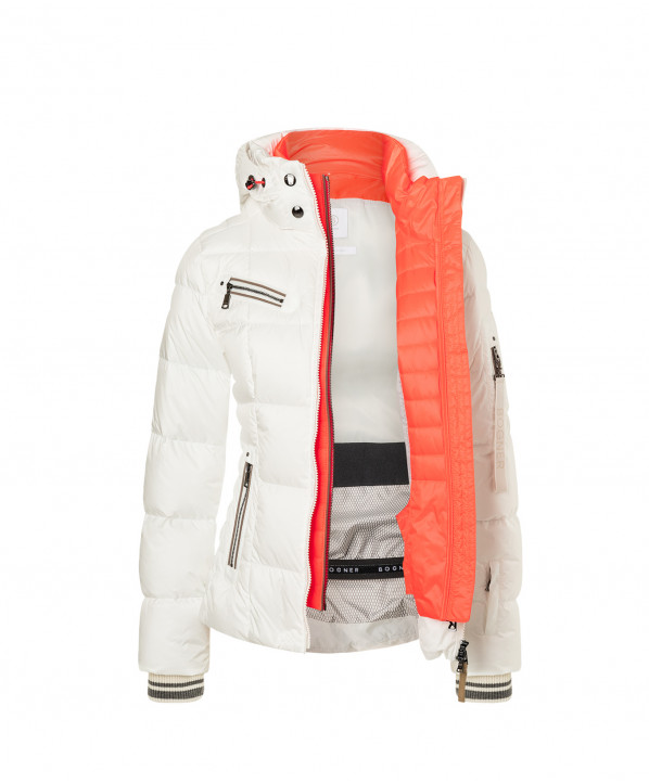 Magasin ski Paris : Veste de ski Bogner femme Carry & Fourrure  Coupe:Femme Couleur:Blanc 