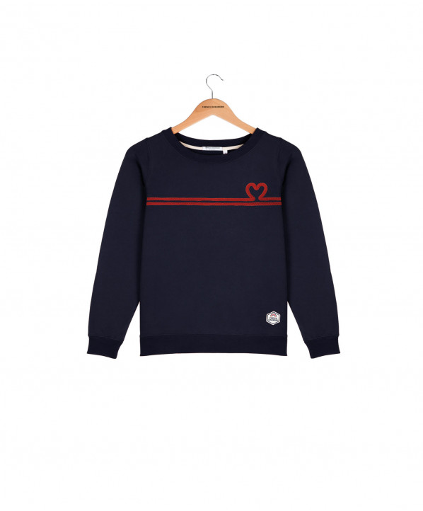 Magasin ski Paris : Sweatshirt homme Heart beat  Coupe:Homme Couleur:Gris anthracite 