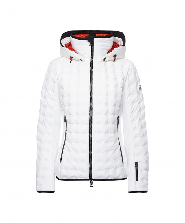 ski shop Paris : Lina & fourrure Women's ski jacket  Gender:Women Couleur:White 