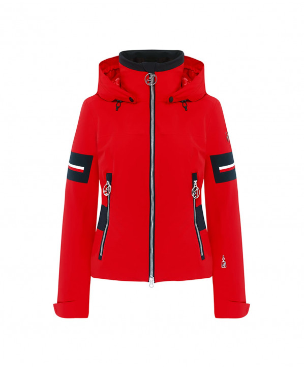 ski shop Paris : Mavie & fourrure Women's ski jacket  Gender:Women Couleur:Red 