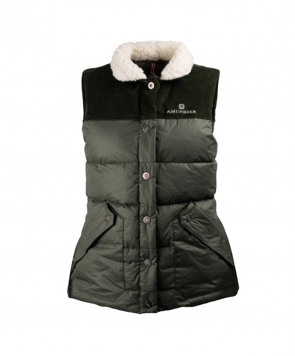 Magasin ski Paris : Gilet sans manche femme Groomer  Coupe:Femme Couleur:Vert 