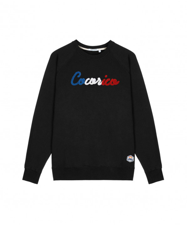 Magasin ski Paris : Sweatshirt homme Cocorico  Coupe:Homme Couleur:Noir 