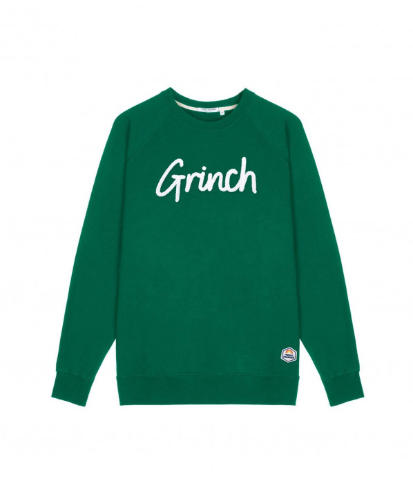 Magasin ski Paris : Sweatshirt homme Grinch  Coupe:Homme Couleur:Vert 