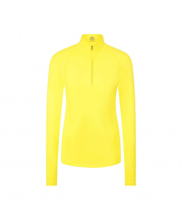 ski shop Paris : Bogner Madita Women's underwear top  Gender:Women Couleur:Yellow 