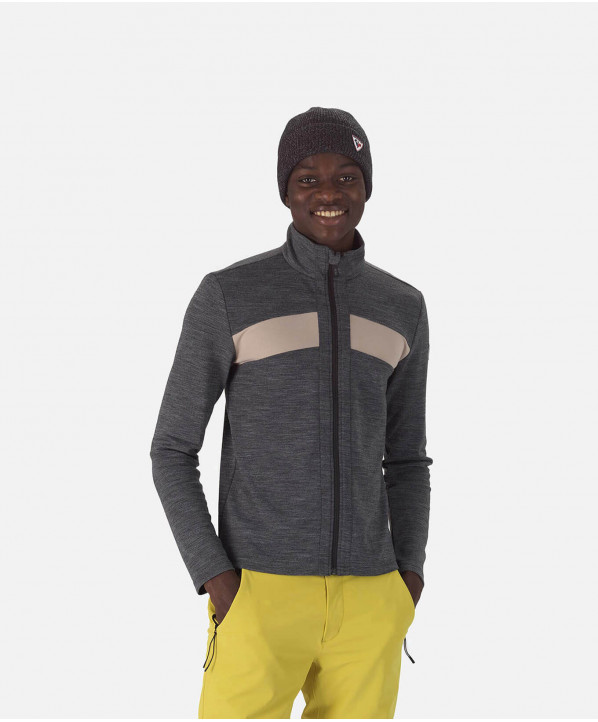 ski shop Paris : React Merino FZ Men's sweatshirt  