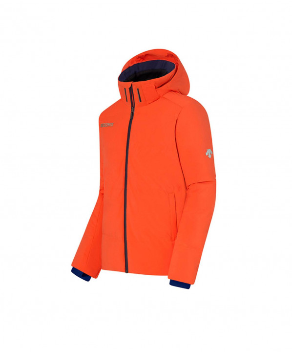 ski shop Paris : Swiss down Men's ski jacket  Gender:Men Couleur:Orange 