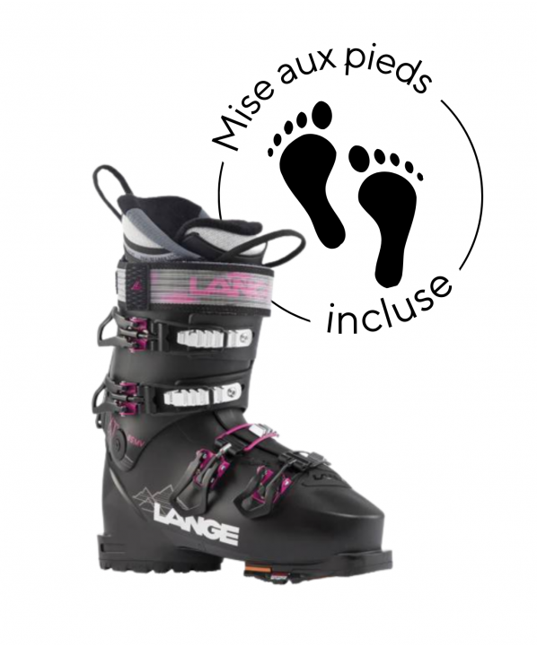 Magasin ski Paris : Chaussures de ski Lange XT3 Free 85 LV  Coupe:Femme Couleur:Gris 