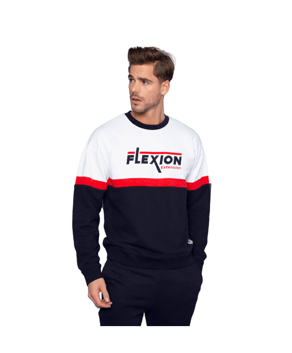 Magasin ski Paris : Sweatshirt homme Flexion Extension  Coupe:Homme Couleur:Bleu marine 