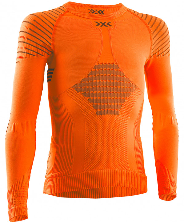 ski shop Paris : Invent Junior's baselayer top  Couleur:Orange 