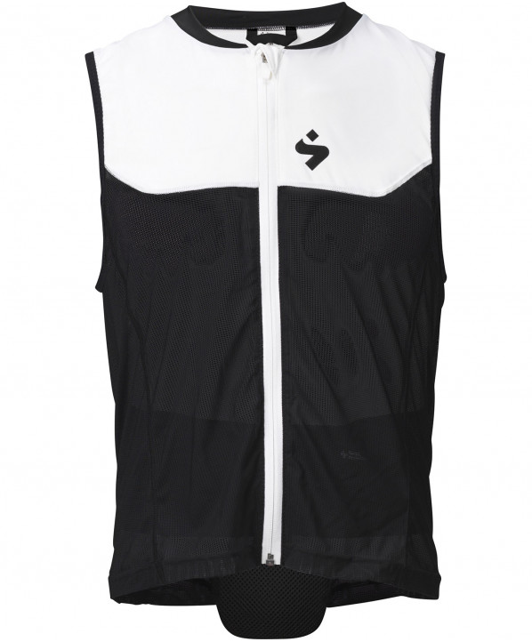 ski shop Paris : Sweet Protection Race Vest Back protector  Gender:Unisex Couleur:Black & white 