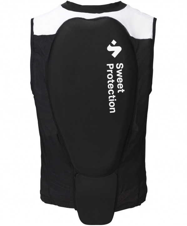 ski shop Paris : Sweet Protection Race Vest Back protector  Gender:Unisex Couleur:Black & white 