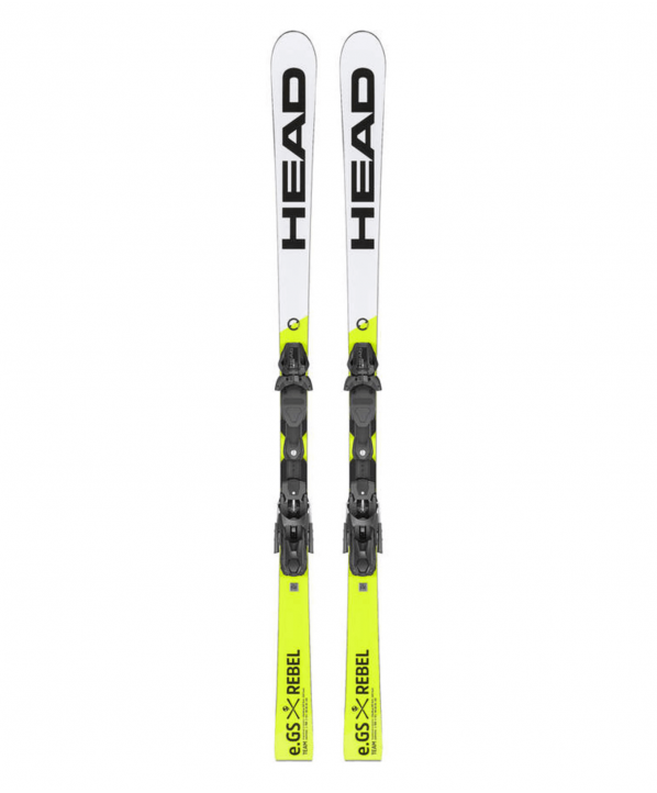 Magasin ski Paris : Skis racing Head WCR e.GS Rebel Team + fixations FF 11 Race  Coupe:Junior Couleur:Blanc 