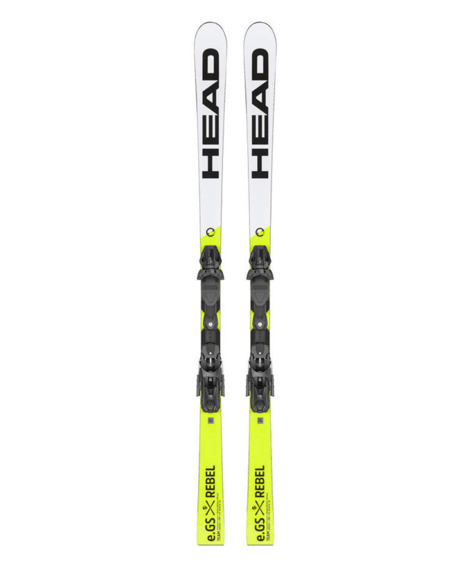 Magasin ski Paris : Skis racing Head WCR e.GS Rebel Team + fixations FF 11 Race  Coupe:Junior Couleur:Blanc 