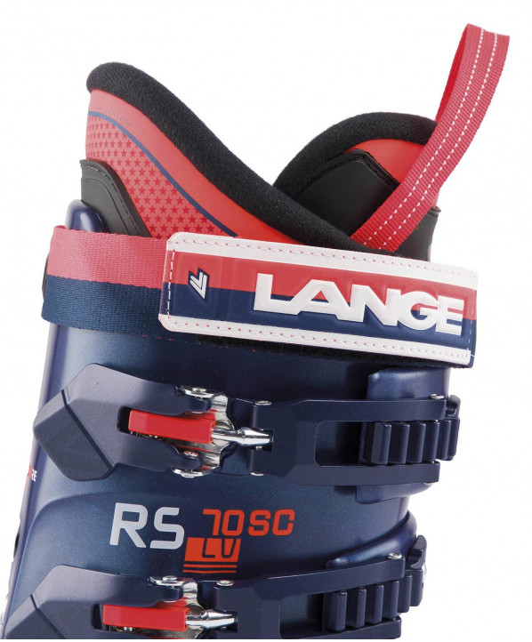 Magasin ski Paris : Chaussures de ski racing Lange RS 70 SC  Coupe:Junior Couleur:Bleu marine 