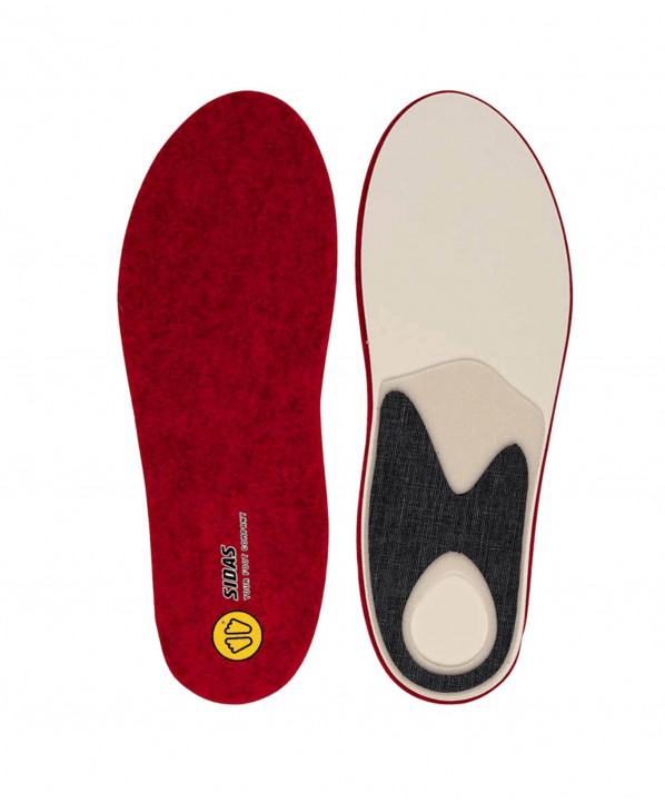 ski shop Paris : Sidas Semelles Winter Custom Race Merino Soles  Gender:Unisex Couleur:Red 