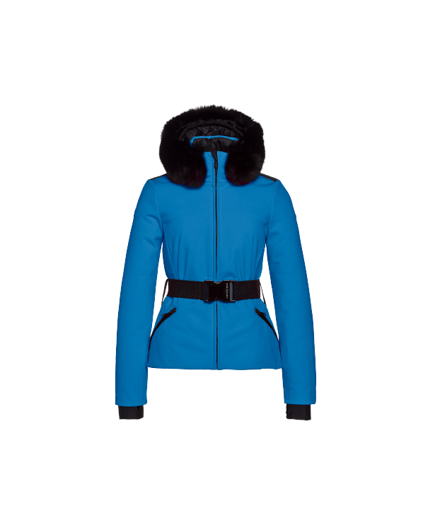 ski shop Paris : Goldbergh HIDA & fur Women's ski jacket  Gender:Women Couleur:Blue 