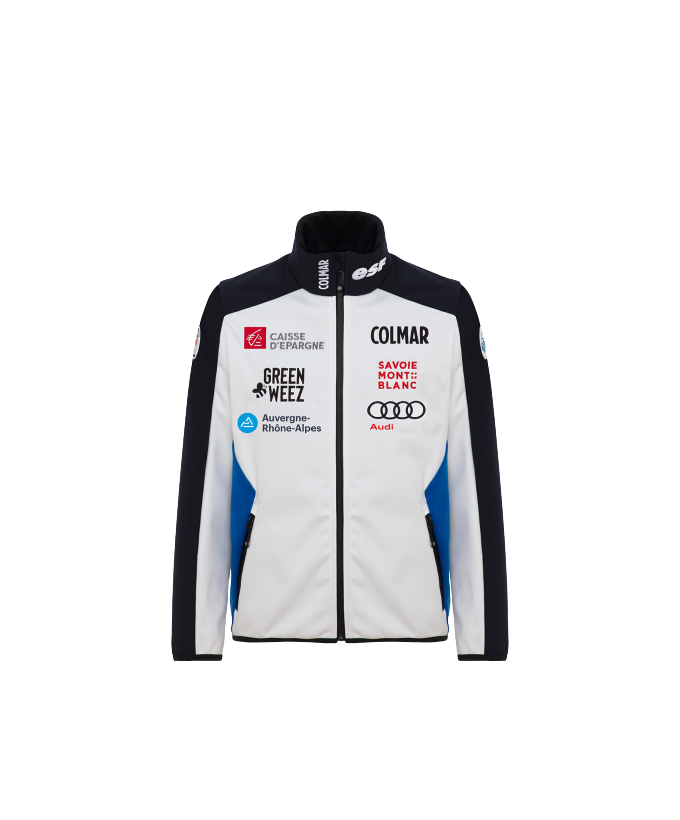 Magasin ski Paris : SoftShell Colmar Replica France B1511  Coupe:Homme Couleur:Bleu & blanc & rouge 