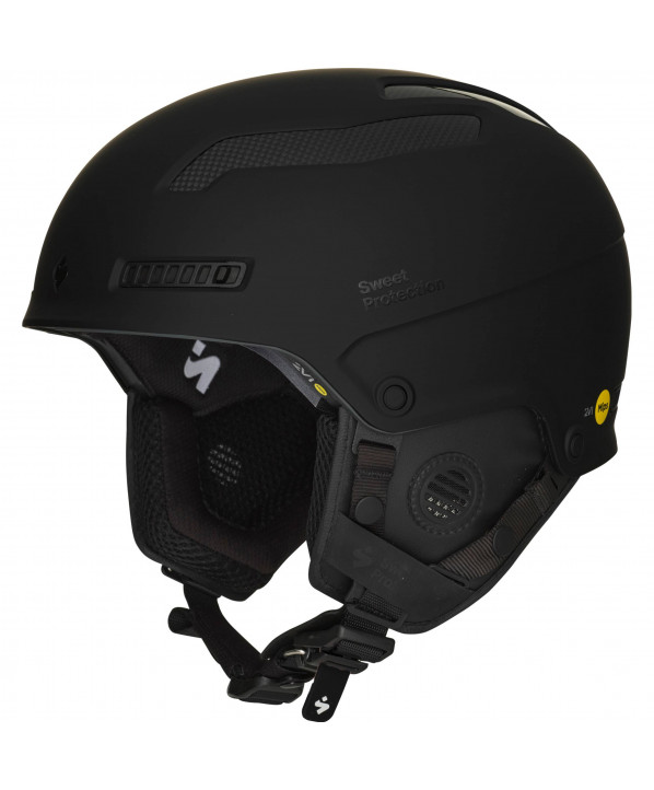 ski shop Paris : Sweet Protection Trooper 2Vi Mips ski Helmet  Gender:Unisex Couleur:Black