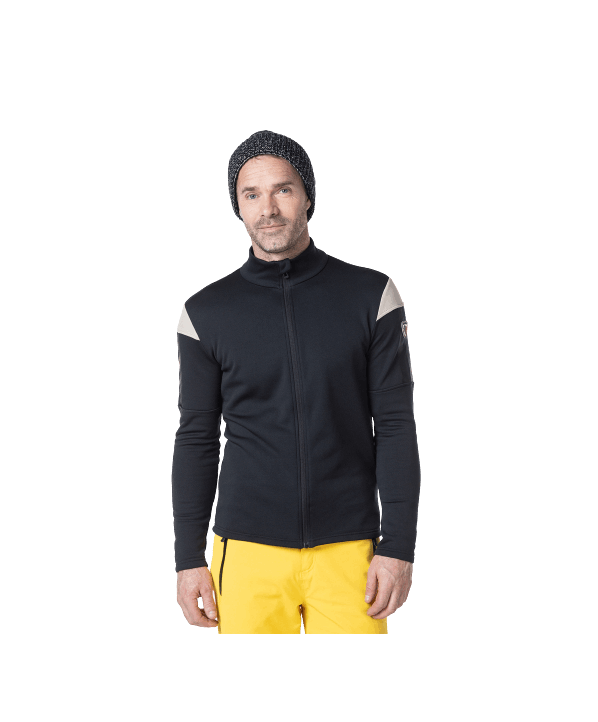 Magasin ski Paris : Polaire homme Rossignol AERIAL FZ  Coupe:Homme Couleur:Noir 