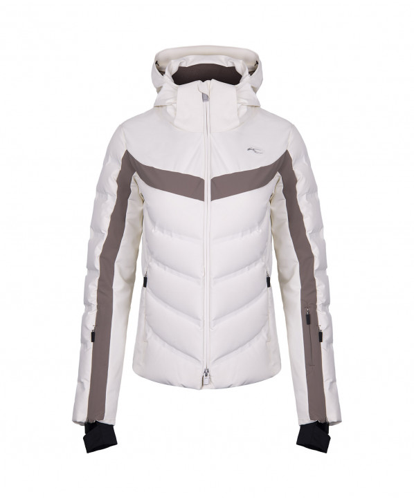 ski shop Paris : Kjus Momentum Women's ski jacket  Gender:Women Couleur:Beige