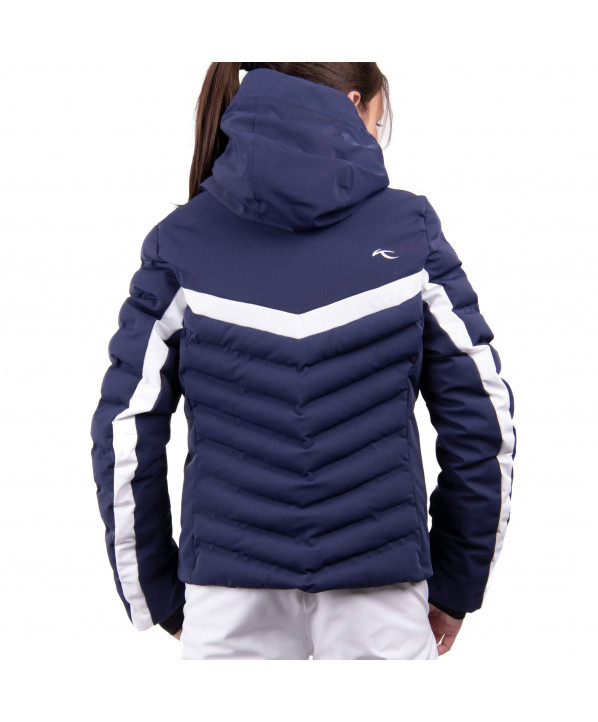 ski shop Paris : Kjus Mila girl's ski jacket Gender:Girl  Couleur:Navy blue 