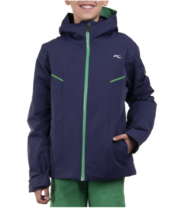 ski shop Paris : Kjus Formula boy's ski jacket Gender:Boy  Couleur:Navy blue 