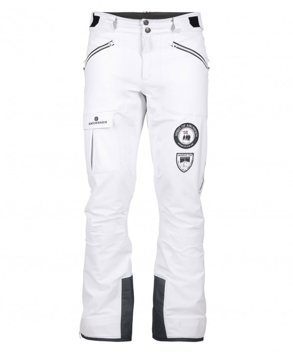 ski shop Paris : Amundsen PEAK PANTHER Men's ski pant EU Size:48 Gender:Men Couleur:White 