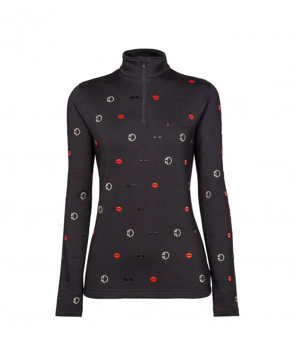 ski shop Paris : Duvillard MORGANE Women's baselayer top  Gender:Women Couleur:Black 