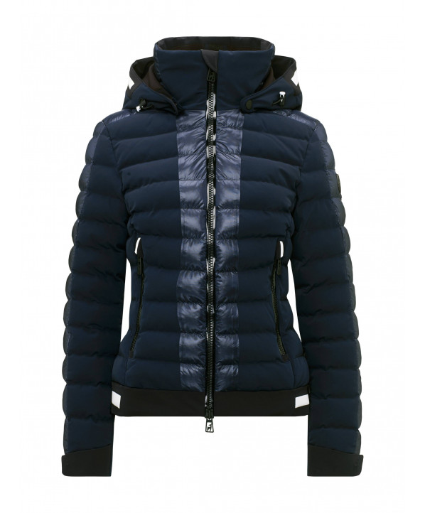 ski shop Paris : Toni Sailer NORMA & fur Women's ski jacket  Gender:Women Couleur:Navy blue 