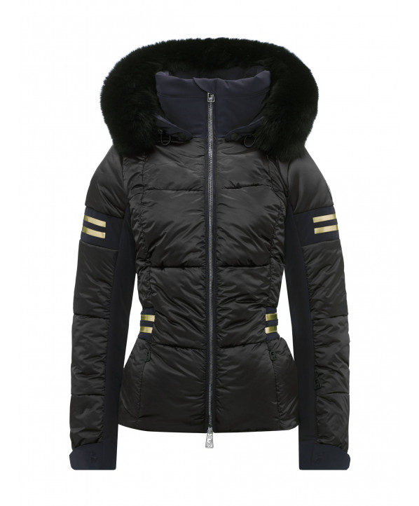 ski shop Paris : Toni Sailer NANA SPLENDID fur Women's ski jacket  Gender:Women Couleur:Black 