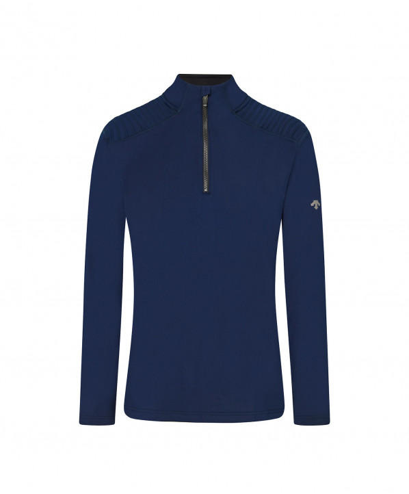 ski shop Paris : Descente PICCARD MEN'S T-NECK baselayer top  Gender:Men Couleur:Navy blue 