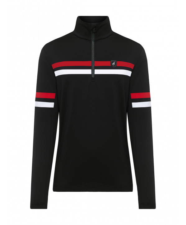 ski shop Paris : Toni Sailer PETE Men's baselayer top  Gender:Men Couleur:Black 