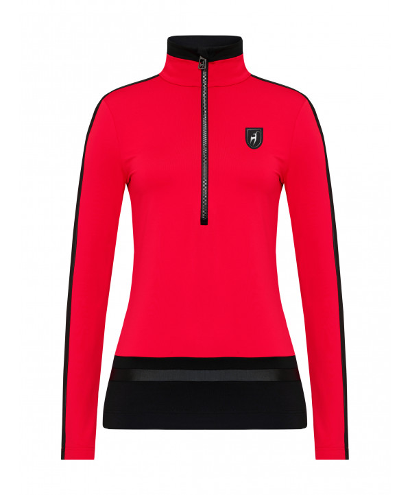 ski shop Paris : Toni Sailer LUISE Women's baselayer top  Gender:Women Couleur:Red 