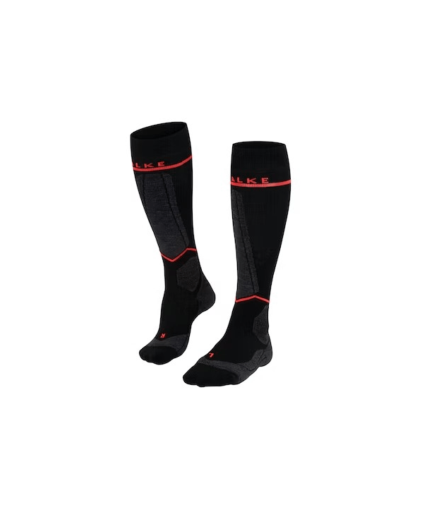 ski shop Paris : Falke SK Energizing Wool Women Ski socks  Finishing touch:W2 Gender:Women Couleur:Black 