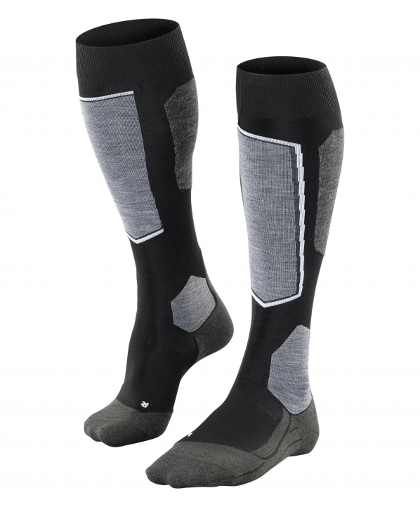 ski shop Paris : Falke SK6 Pro Ski socks  Gender:Men Couleur:Black 