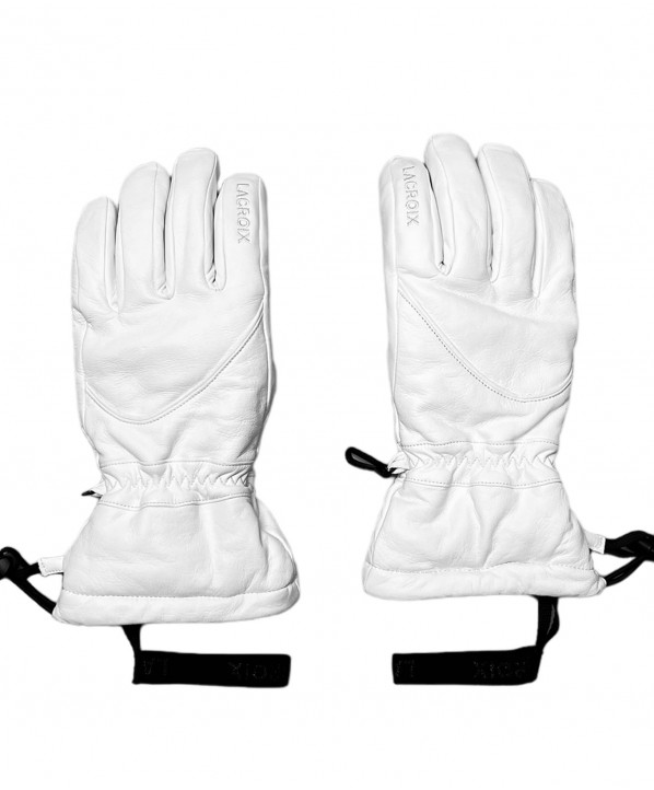 ski shop Paris : Lacroix skis Sheen Women's ski gloves  Gender:Women Couleur:White 