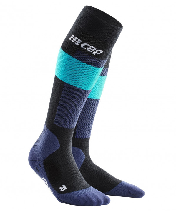 Magasin ski Paris : Chaussettes de ski CEP Merino   Couleur:Bleu marine 