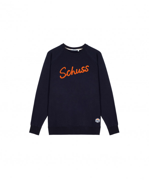 Magasin ski Paris : sweat homme French Disorder Schuss  Coupe:Homme Couleur:Bleu marine 