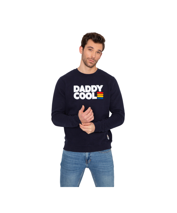 ski shop Paris : French Disorder Daddy Cool Men's sweatshirt  Gender:Men Couleur:Navy blue 
