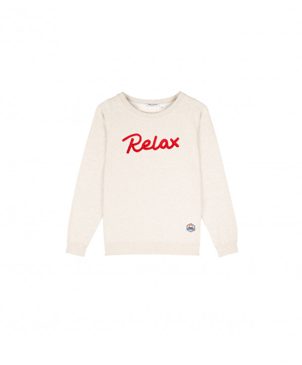 Magasin ski Paris : sweat femme French Disorder Relax  Coupe:Femme Couleur:Blanc 