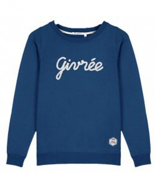 Magasin ski Paris : sweat femme French Disorder Givrée  Coupe:Femme Couleur:Bleu marine 