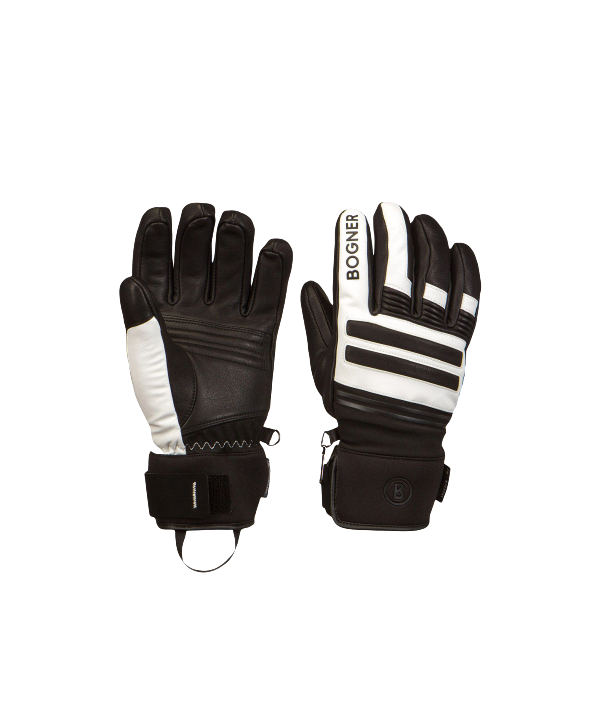 ski shop Paris : Bogner Alex Men's ski gloves  Gender:Men Couleur:Black & white 