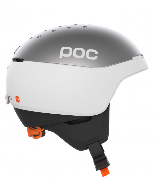 Magasin ski Paris : Casque de ski Poc Meninx RS MIPS  Coupe:Mixte Couleur:Gris & blanc 