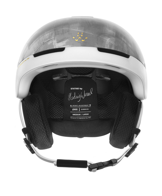 ski shop Paris : Poc Obex BC MIPS Hedvig Wessel Ed. ski Helmet  Gender:Unisex Couleur:Gris & blanc 