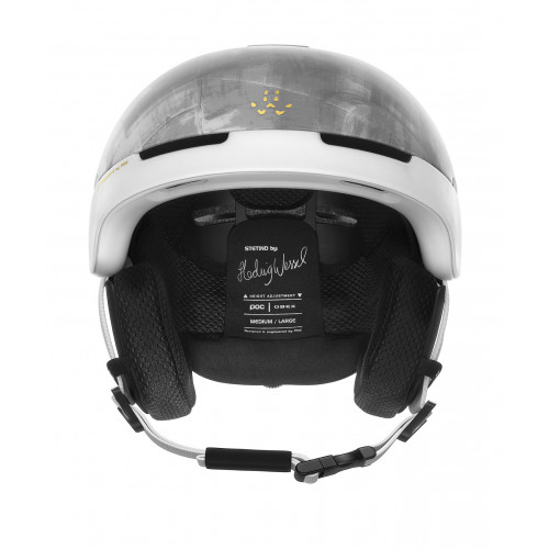 ski shop Paris : Poc Obex BC MIPS Hedvig Wessel Ed. ski Helmet  Gender:Unisex Couleur:Gris &amp; blanc 