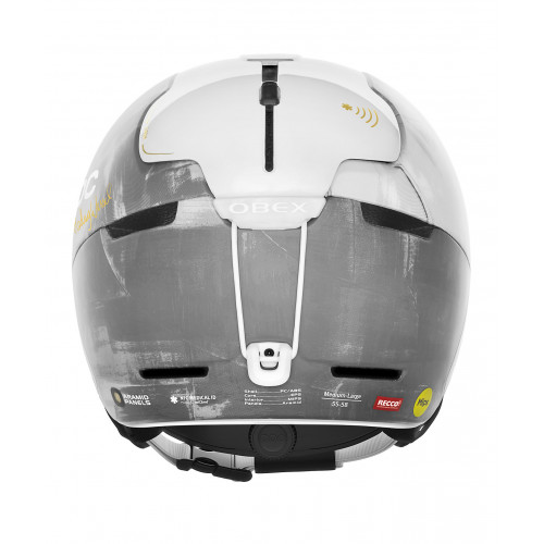 ski shop Paris : Poc Obex BC MIPS Hedvig Wessel Ed. ski Helmet  Gender:Unisex Couleur:Gris &amp; blanc 