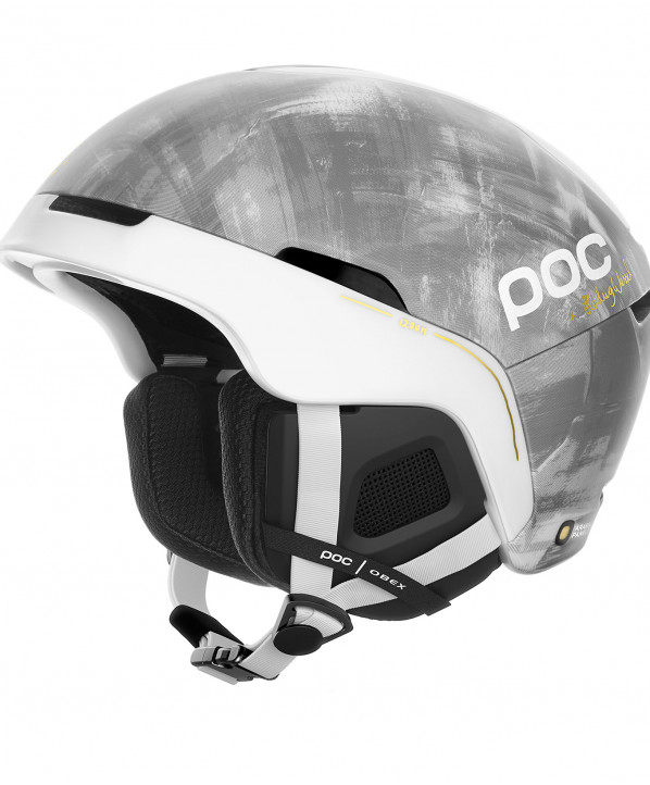 Magasin ski Paris : Casque de ski Poc Obex BC MIPS Hedvig Wessel Ed.  Coupe:Mixte Couleur:Gris & blanc 