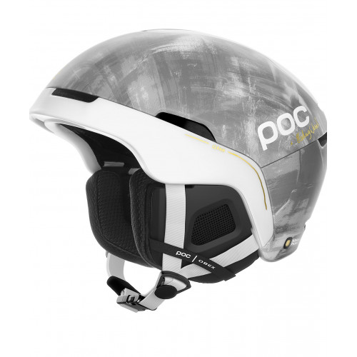 ski shop Paris : Poc Obex BC MIPS Hedvig Wessel Ed. ski Helmet  Gender:Unisex Couleur:Gris &amp; blanc 
